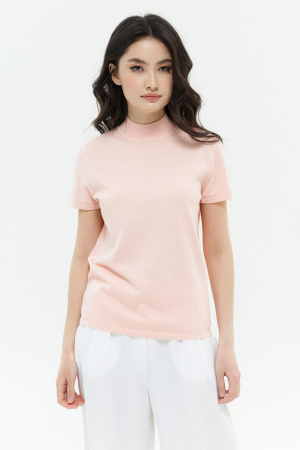 Джемпер жен хлоп+шелк+каш HDА23081L БлюСкай (3XL-54, 616 паст-персик)