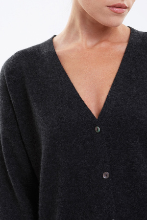Кардиган жен 08397 каш мунх (M-46, 75 графитовый)