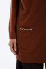 Кардиган длинный жен 08424 каш Munkh (XL-50, 808 кирпичный)