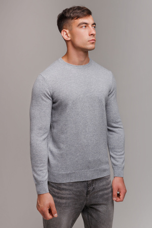 Джемпер муж КМ040800 (420169WE (416014)) гоби (S-44, 148 светло-серый)