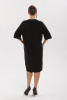 Платье KW082748 гоби (S-M, 1481 черн)