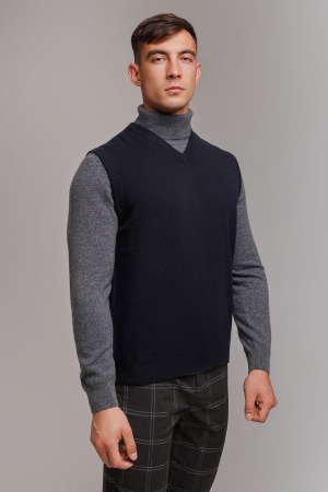 Жилет муж КМ030189 (316003 ((320036)) гоби (M-46, 80 черно-синий)