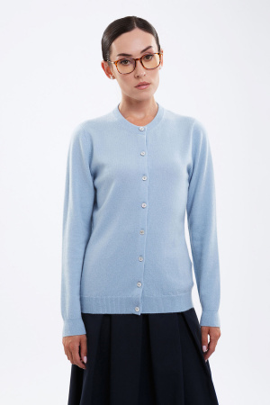 Кардиган жен 08478 (08179) каш Munkh (XL-50, 680 голубой)