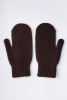 Варежки взрослые 70% шерсть Бат Сежу (2 , шоколадный)