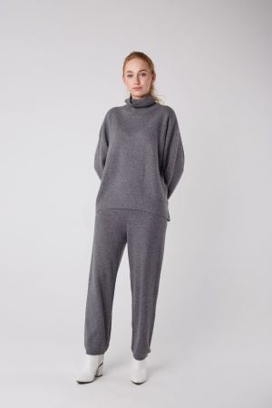 Свитер жен 12159 каш Мунх (M-46, 74 серый)
