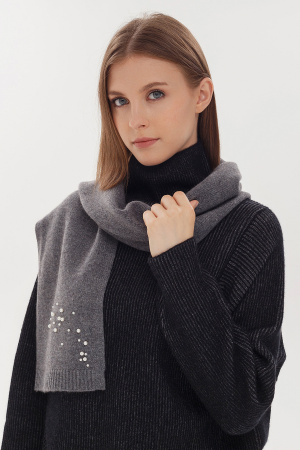 Шарф 16-23-210-ОС Гоеол (160*22, 74 темно-серый)