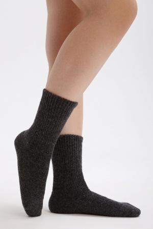 Носки 70% шерсть ТОД (34-36, графитовый)