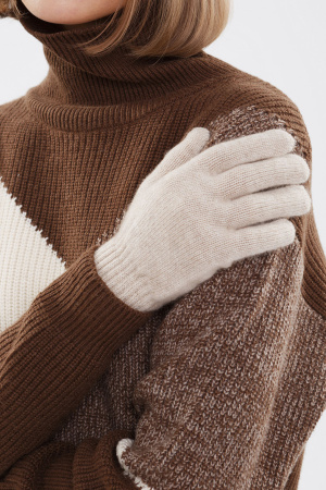 Перчатки 31100 кашемир мунх (W, 1000 бежево-кор)