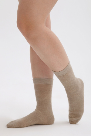 Носки 70% шерсть   (44-46, бежевый )