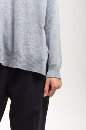 Пуловер жен 02056 каш Мунх (L-48, 74 серый)