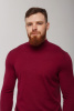 Джемпер муж KМ060540 каш+шелк гоби (M-46, 46 бордо)