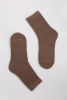 Носки 70% шерсть   (35-37, коричневый )