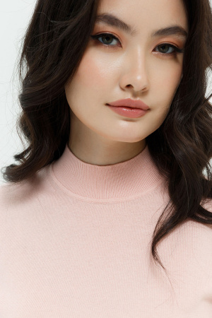 Джемпер жен хлоп+шелк+каш HDА23081L БлюСкай (XL-50, 616 паст-персик)