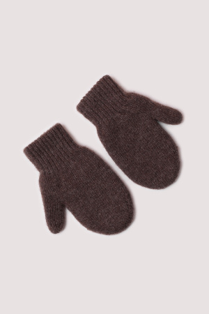 Варежки дет 100% ТОД (1, шоколадный)