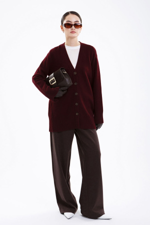 Кардиган жен 07-24-201-ОС Гоеол (M-46, 1327 темно-борд)