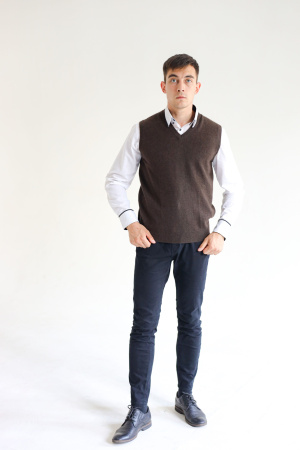 Жилет муж 6001a yame Бодиос (L-48, 8 шоколад)