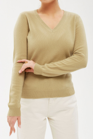 Пуловер жен KW071532 гоби (M-46, 28 паст-трав)