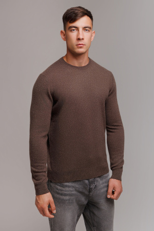 Джемпер муж КМ040800 (420169WE (416014)) гоби (S-44, 497 т.корич)