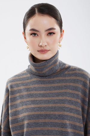 Свитер жен 03-22-204-OC Гоеол (M-46, 74/G8 т-сер*кор)