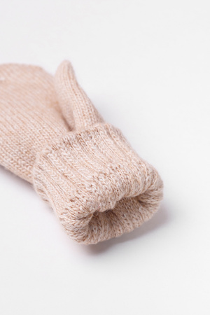 Варежки дет 70% Бат Сежу (1, бежевый )