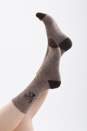 Носки 100% шерсть КАШЕМИР ХАУС (ХК) (34-36, кор*шок олень)