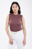 Топ (майка) шелк+каш 103-0221-006 Хан Богд (L-48, 3147 Пыльно-сливовый)