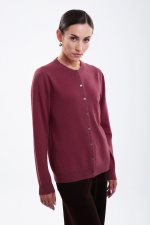 Кардиган жен 08179 каш мунх (S-44, 1209 брусничный)