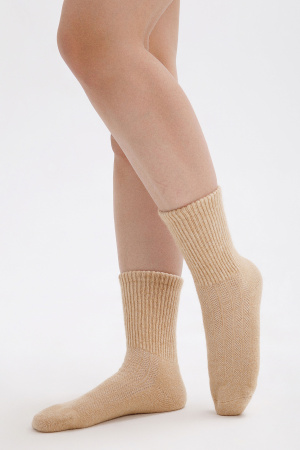 Носки 70% шерсть ТОД (34-36, бежевый )