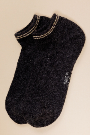 Носки укороченные 70% шерсть ТОД (34-36, графитовый)