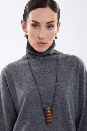 Свитер жен 12180 каш Мунх (L-48, 74 серый)