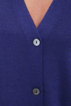 Кардиган жен 08257 шелк+каш Мунх  (XL-50, 423 фиол)