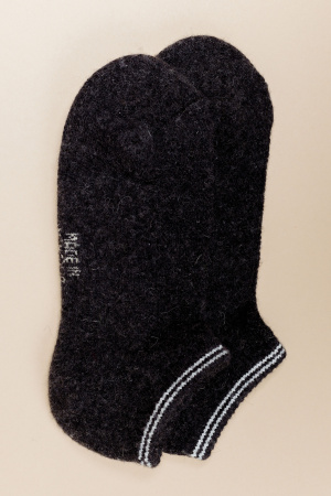 Носки укороченные 70% шерсть ТОД (34-36, графитовый)