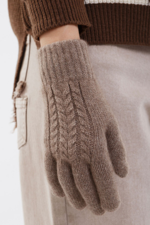 Перчатки 31121 кашемир КХ (F, 57 коричневый)