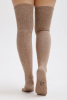 Чулки 70% шерсть ТОД (F, коричневый )