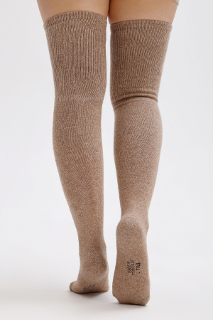 Чулки 70% шерсть ТОД (F, коричневый )