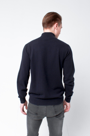 Кардиган муж КМ020994 ( 214096 (220135)) гоби (S-44, 80 черно-синий)