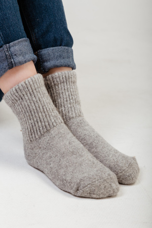 Носки дет 70% шерсть ТОД (32-34, серый)